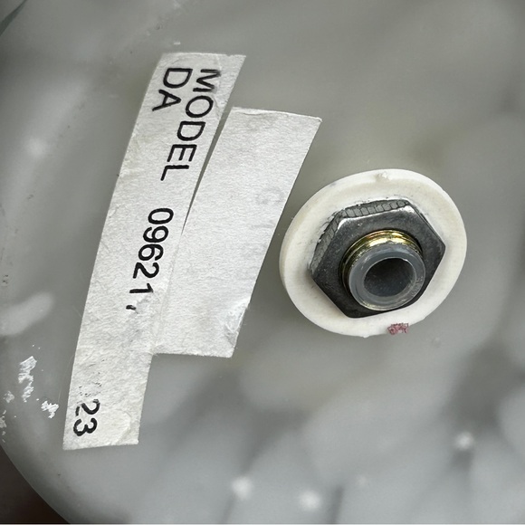 Vintage Satin Glass Murano Style Mushroom Lamp Floral Design - Picture 8 of 9